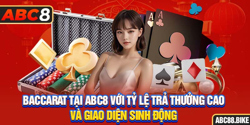 Baccarat tại ABC8 với tỷ lệ trả thưởng cao và giao diện sinh động